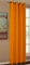 Gardinenbox Vorhang Blickdicht Schal Ösen lichtdurchlässig Gardine Microsatin Gewebe 145x140 Orange 20405