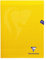 Clairefontaine 343311C Un Lot de 10 Cahiers Agrafés Mimesys Jaunes - 24x32 cm - 48 Pages Grands Carreaux - Papier Blanc 90 g - Couverture Polypro