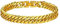 Richsteel Cool Cuban Link Bracelet 19cm For Women Mens Wrist Bracelets Hip Hop Jewellery Gold