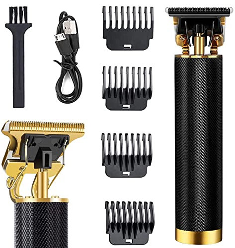 STEK Professional Hair Clipper T-Blade Trimmer for Men, Cordless Clippers & Grooming Kit (Black)
