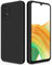 GiiYoon Case Compatible with Samsung Galaxy A33 5G, Silky-Soft Touch Full-Body Protective Phone Silicone Case, Shockproof Cover with Microfiber Lining, Black