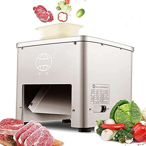 Affettatrice Elettrica Da Tavolo, Dadi E Affettatrice Di Verdure Completamente Automatica Da 3,5 Mm, Utilizzata Per La Tagliatrice Professionale Del Formaggio E Del Pane Cotti Dell'alimento Domestico