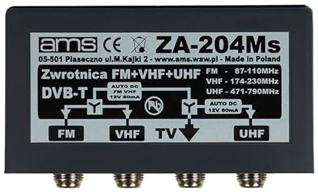 Antenne Weiche für FM/UKW, DAB, TV/DVB-T