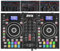LyxJam Controller DJ portatile a 2 piani, console di mixaggio con display LCD, loop manuale, USB, ingresso microfono, uscita record, 16 pad per prestazioni con software Virtual DJ LE incluso (scarica)