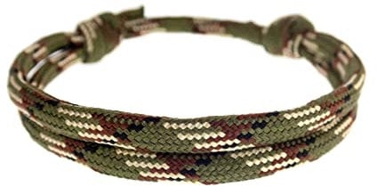 Men's Climbing Rope Bracelet. Double Rock Climbing Bracelet for Guys. Hiking Survival Gift. Men's or Women's Paracord Knot Jewelry. 4 mm