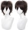 COSPLAZA Braun Cosplay Perücke Kurz Stachelig Flauschig Hitzebeständig Geschichtetes Synthetisches Haar Männer Frauen Halloween Party Perücke