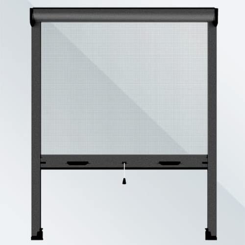 Mosquiteras Enrollables | Color Grafito | 137 x 140 cm (Ancho x Alto) | Cortinadecor