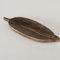 Bandeja decorativa de madera de mango, bandeja para servir, frutero, cuenco decorativo en diseño tropical, 30 x 11 x 2 cm