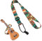 emperoch Ukulele Gurt, Halsschleife für Ukulele Verstellbar, Ukulele Gurt Tragegurt, Ethnische Gitarrengurt mit Band zum Anklipsen, für Ukulele Kleine Gitarre