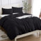 Cotopuro Bettwäsche 260x240 3teilig 100% Baumwolle, Bettbezug Set 240x260 (2 Kissenbezug 50x80) aus Premium Baumwolle 150GSM, Weich, Atmungsaktiv, Hypoallergen - Blau