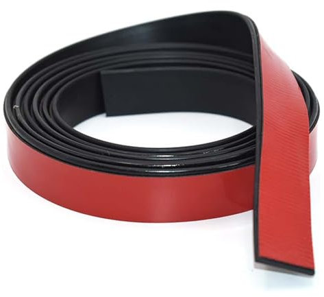 ALI2 Striscia Adesiva 50 x 3 x 3 m, Guarnizione in Gomma Antiscivolo, Rullo, Tappetino in Neoprene, Piastra, Guarnizione Piatta