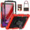 SEYMAC Case for Lenovo Tab M11 2024 (TB-330FU/TB-330XU/TB-331FC), for Lenovo Xiaoxin Pad 11 inch With 360° Rotating Stand/Hand Strap, Shoulder Strap, Screen Protector, Case for tab K11, Red