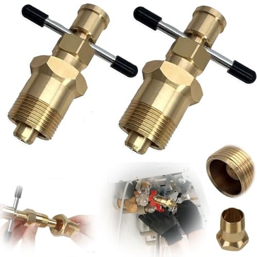 2PCS Pipe Olive Remover Puller Tool for G1/2 & G3/4 Brass Olive Pipes Ferrule Removal and Compression Ring Puller Plumbing Tool