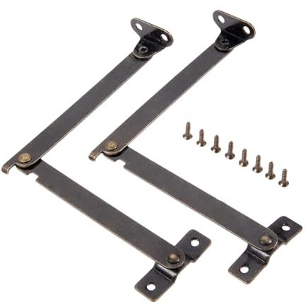 LYHYDMA Compas de Fenêtre Support de Couvercle charnières Rester 108 * 11mm décor charnière boîte matériel de Meubles