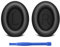Cuscinetti di ricambio per cuffie Bose QuietComfort 35-II, Cuscinetti auricolari in morbida pelle proteica e schiuma fonoisolante per Bose QC 35ii/35/25/15 QC2/Ae2 (nero)