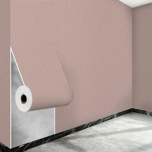 Anttyscar 3Roll Pink Thicken Self Adhesive Wallpaper 3D Thermal Insulating Peel and Stick Wallpaper Thermal Insulating Wall Panels Stick On Wall Covering Kitchen Removable Furniture Sticker