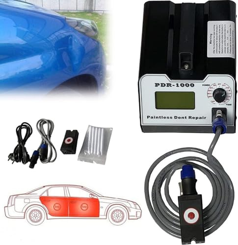 Dent Puller Kit, Lackloses Dellenentfernungswerkzeug Für Karosserie Dellenreparatursatz Induktion PDR Heizung Maschine Hot Box Dellenreparatursatz Für DIY Automobilkarosserie, Hagelschaden