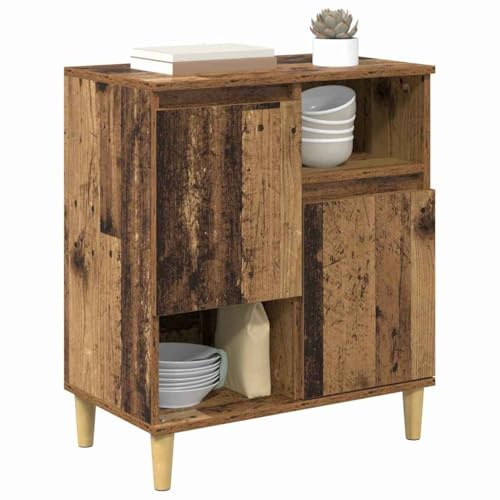vidaXL Sideboard Old wood 35 x 60 x 70 cm Engineered wood, Stylish Rectangular Sideboard, Modern Storage Solution for Living Room, Wooden Home Organizer, Minimalist Furniture Unit