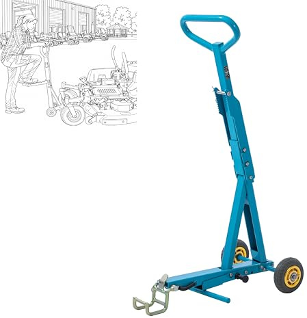 KATSU Tools Push Lawnmower Jack – Up to 600 kg Capacity, Portable Mowers Lift for Garden Mower Maintenance and Repair, Model 161198