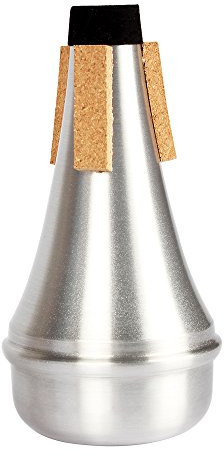 Trompetenschalld?mpfer Stummschaltung, Trompetend?mpfer D?mpfer aus Aluminiumlegierung, tragbar Trompete Straight D?mpfer Leichtes ¨¹Ben f¨¹r Trompete-Instrument
