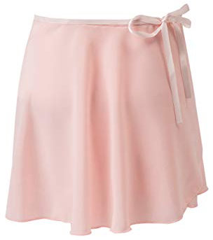 Tancefair Falda de ballet para niñas, falda cruzada de gasa para baile, falda cruzada de ballet con lazo ajustable en la cintura, leotardos de baile para niñas y mujeres