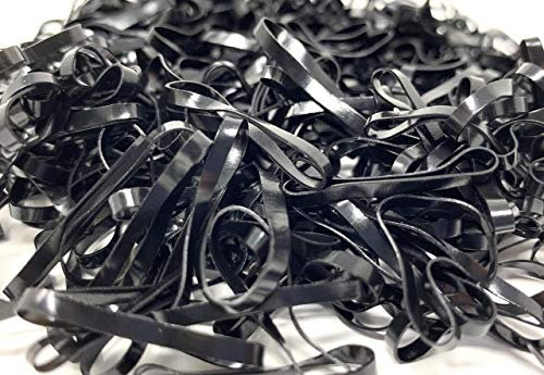 100  Flubb  Rubber Bands IN Jet From Inkgrafix De - Black Tattoo Rubber Maschinen-Gummis - Studio Quality - IG52018 Black