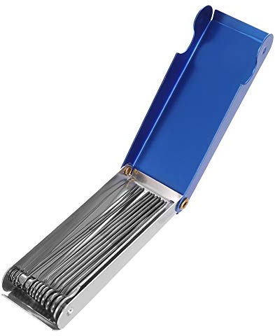BKpearl Guitar File Set, Saddle Nut Files Stainless Steel Files for Electric Acoustic Guitar Ukulele Bass Guitar Banjo Mandolin