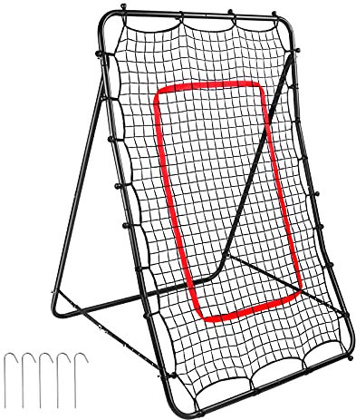 PitchBack Baseball-Rebounder und Softball-Pitching-Netz für Pitching- und Feldtraining, 1,5 x 9,5 m