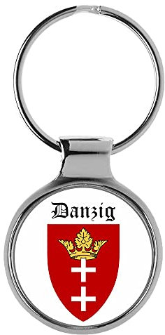 KIESENBERG Danzig Wappen Heimat Souvenir 3D Metall Schlüsselanhänger A-90171