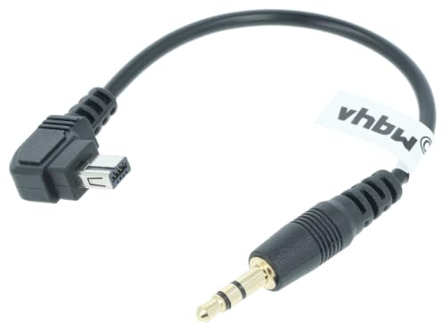 vhbw Kabel kompatibel mit Nikon Z5 | Z6II, P1000, P1100, DF, D90, Z6 Kamera, DSLR - Anschlusskabel, 15 cm