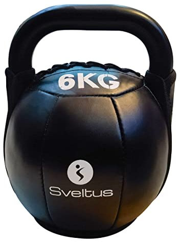 Soft Kettlebell PU Schwarz 6 kg
