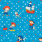 Geschenkpapier 70cm x 2m Rolle mit Motiv Piraten Sterne Schatzsuche Geburtstag Kinder Junge blau