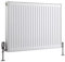Milano Compact White Type 21 Horizontal Double Panel Plus Convector Radiator - 600mm x 900mm