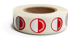 Aktionsetiketten Sonderpreis 500 Stück 3,0 cm Ø Selbstklebend Rot Rund Rabatt Aufkleber Sale Sticker Betriebsausstattung24®