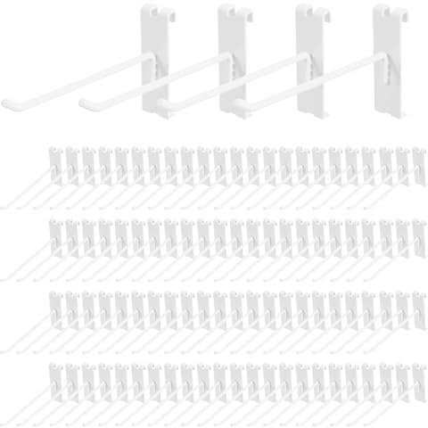 Polmart Gridwall-Haken, robust, 20,3 cm, Weiß, 96 Stück