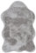 -LUXOR- living Fellteppich Coste gemütlicher weicher Hochflor Kunstfell Teppich 55 x 80 cm grau