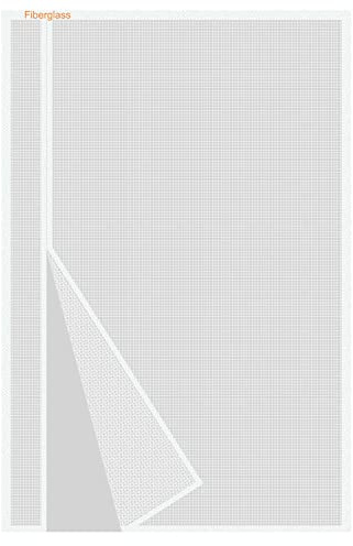 Risareyi Apertura Laterale Zanzariera Magnetica 115x190cm, Bianco