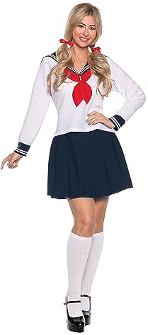UNDERWRAPS Anime Cosplay Sailor Women's Fancy Dress Costume | Anime Fancy Dress Costumes