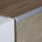 PROVISTON Profilo per bordatura e finitura, in alluminio, 10 x 25 x 1000 x 3 mm, colore argento, profilo a incastro