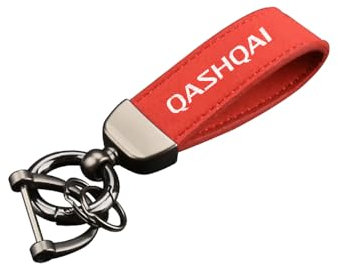 KAJAME Auto Porte-Clés Compatible avec pour Nissan Qashqai Personnalisé Porte-Clés De Voiture Accessoires Cadeaux,C-L