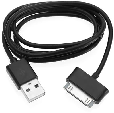 YINETTECH 2pcs Câble USB 30 Broches Câble de Chargement 1M Fil de Données de Chargement USB Cordon de Chargement Synchronisation USB Compatible avec Samsung Galaxy Tab 2 10.1 8.9 7.7 7.0 Plus