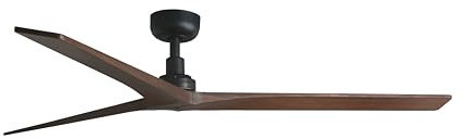 FARO BARCELONA 34276 - KLIM L Ventilador negro/nogal
