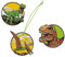 Scout Funny Snaps Move 3er Set Dino Rex
