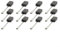 Zoegneer 12 pezzi Spazzole di Carbone Motore Carbonio Per GWS 1000 1100 1400 10 11 14 15-125