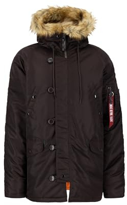Alpha Industries Herren N-3B VF 59, Hunter Brown, S