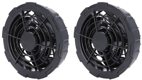 2 Stück Klimaanlagen-Bekleidungsventilator, Weste, Ventilatoren, Anschlusskabel für Klimaanlagenanzug, Computer-Kühlventilatoren, Jacke, Klimatisierte Kleidung,