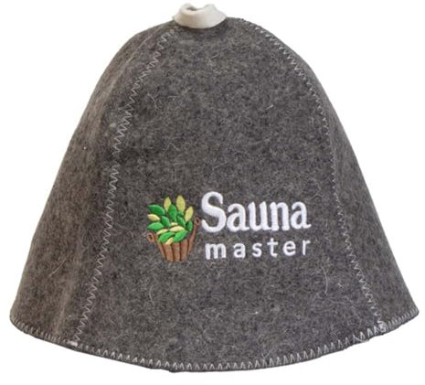 Saunahut Sauna Master, aus Filz Filzkappe Saunamütze Saunakappe Stickerei