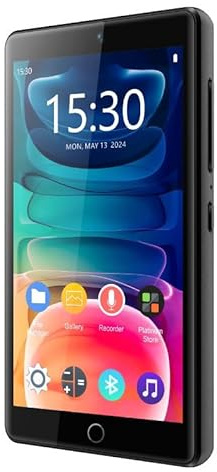 Samvix iPlatinum Q6 - Reproductor MP3 Kosher de 32 GB con cámara integrada (sin vídeo, radio o WiFi)