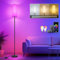 LED Stehlampe,WIFI Smart RGBCW Stehlampe Wohnzimmer,9W E27 Dimmbar Stehlampe,Stehleuchte mit APP,Arbeiten Sie mit Alexa & Google Assistant,DIY-Modus,Musikmodus & Timing-Funktion für Schlafzimmer