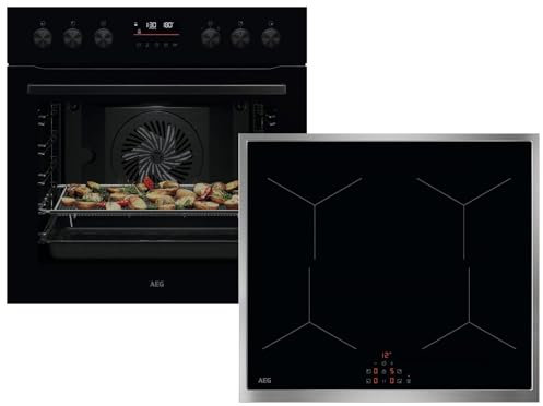 AEG AH53B Set Pyrolyse Herd OU5PE40AK + Induktionskochfeld OIX64A00XB